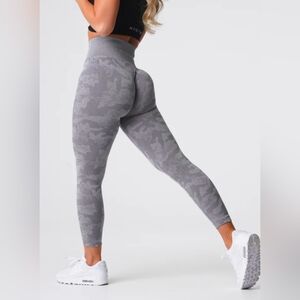 NVGTN gray camo seamless leggings size XS
